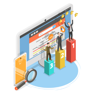 SEO Search Result Page Vector